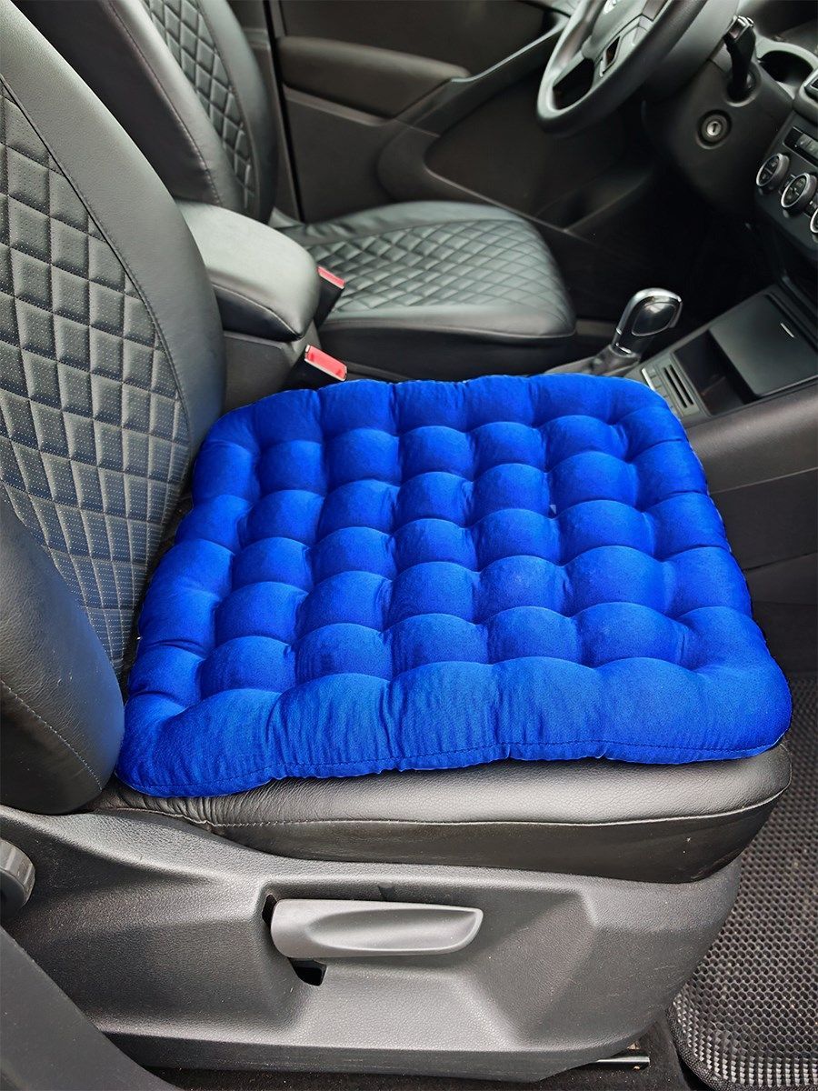 снимок Подушка автомобильная на сиденье "АВТО-БИО" синяя 50*45 от магазина BIO-TEXTILES ОПТ
