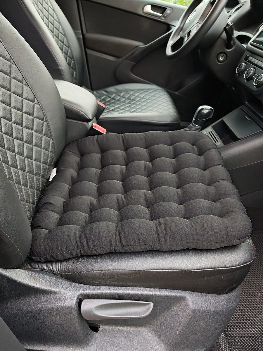 снимок Подушка автомобильная на сиденье "АВТО-БИО" темно-серая 50*45 от магазина BIO-TEXTILES ОПТ