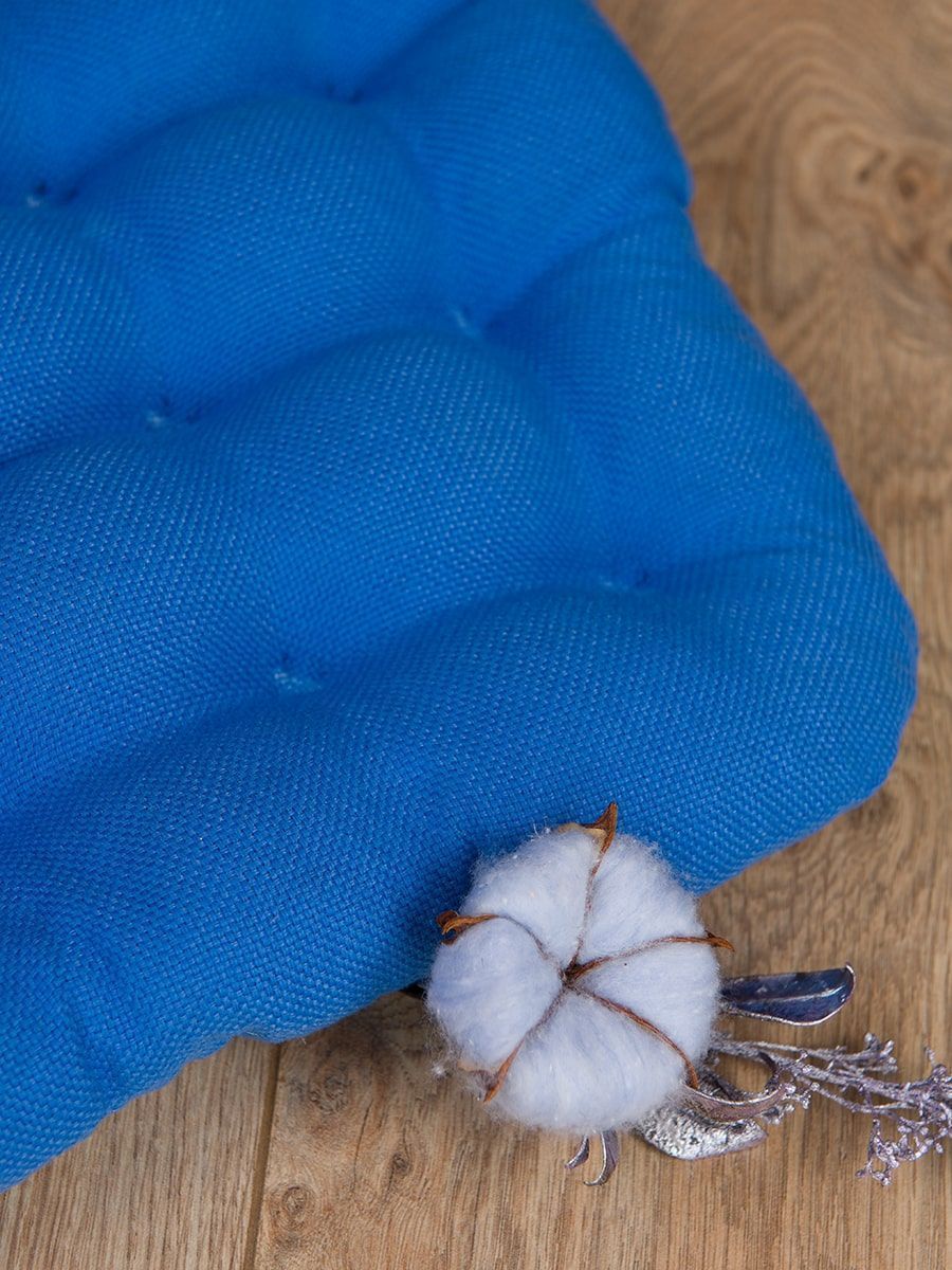 снимок Био-подушка с лузгой гречихи васильковая от магазина BIO-TEXTILES ОПТ