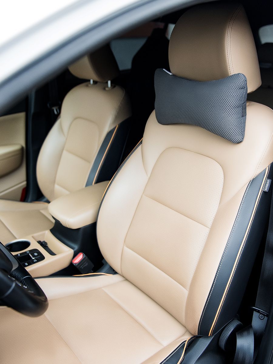 снимок Подушка на подголовник плоская черная от магазина BIO-TEXTILES ОПТ