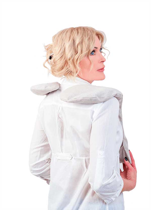 снимок Воротник "Объятия" лен от магазина BIO-TEXTILES ОПТ